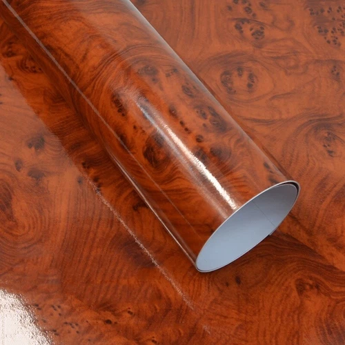 100x30cm Glossy Wood Grain Self Adhesive Sticker Car Vinyl Wrap Film DIY Decor - Picture 3 of 10