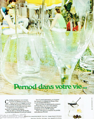 ADVERTISING 115 1971 PERNOD la sélection rum anisette liqueur *