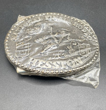 1988 Hesston Vintage National Finals Rodeo Bull Rider Belt Buckle NEW Sealed