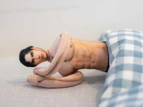 [Funny] Muscle Man Jointed Doll Posable Action Figure Gag Gift Quirky Character - Afbeelding 8 van 12