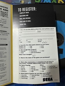 Ecco the Dolphin (Sega CD, 1993) Working, Complete in Box **