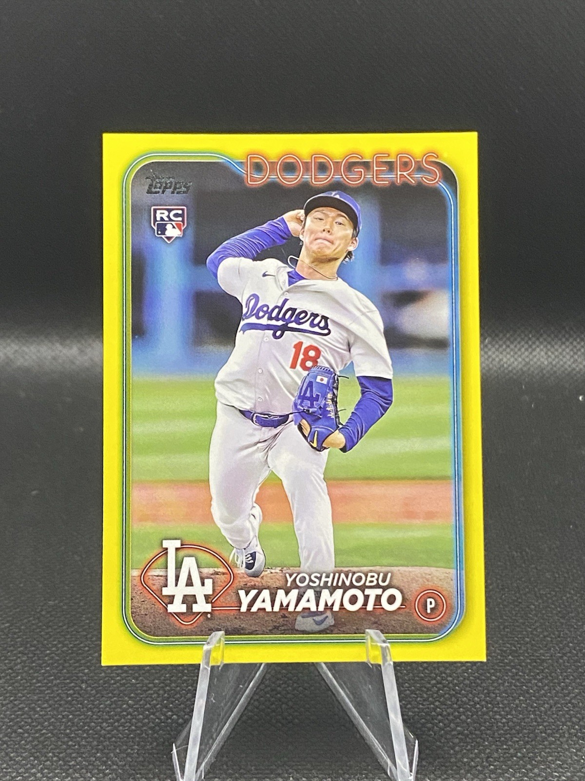 2024 Topps Series 2 - Yoshinobu Yamamoto #553 Yellow (RC)