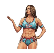 WWE Nikki Bella Wrestling Water Resistant Sticker WWF WCW AEW NXT