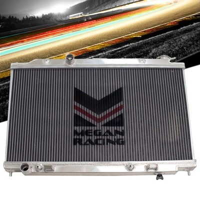 Megan Racing Aluminum Single Core 2-Row Radiator For 02-06 Altima L31 2.5L AT MT