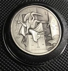 Egyptian Gods 2022 2 oz .999 THOTH  BU Antiqued Silver in Capsule