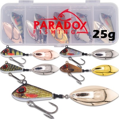 Paradox Fishing Jig Spinner Set Bleikopfspinner Jigspinner Spin Jig Barsch Köder