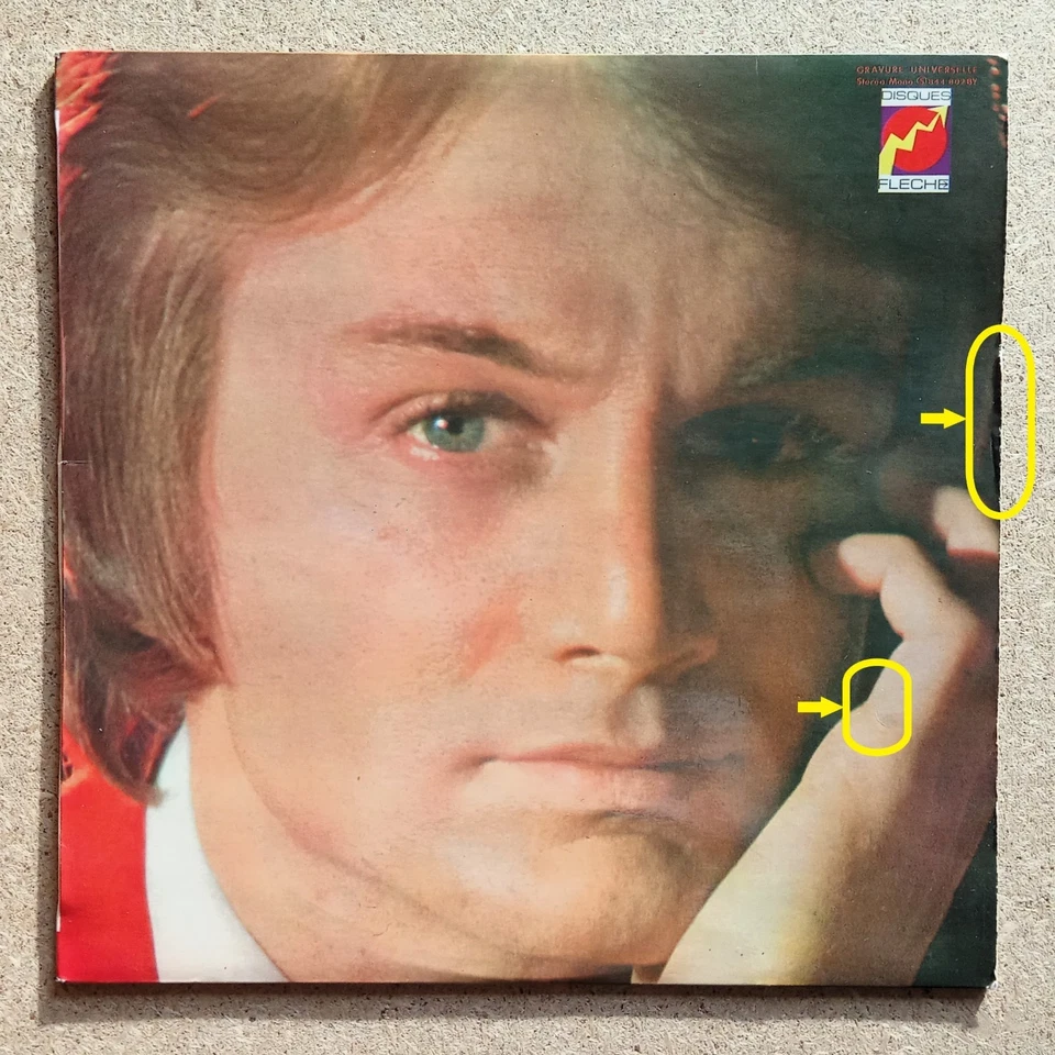 RARE LP Réédition 1971 de Claude FRANÇOIS Chez Disques Flèche N° Ⓣ 844.802 BY - Photo 3/4