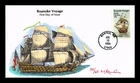 Dr Jim Stamps Roanoke Voyages First Day Cover 1984 M Rawls Cachet