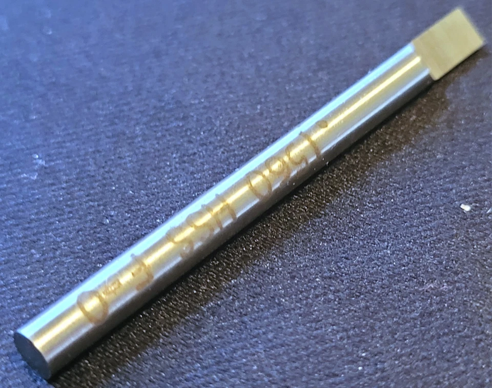 .1560" Engraver Cutter Bit High Speed Steel Straight Engraving #201 L&I  - Image 4 of 4