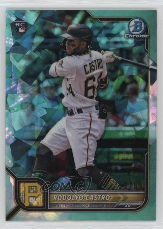 2022 Bowman Chrome Sapphire Edition Aqua /99 Rodolfo Castro #20 Rookie RC 16rl