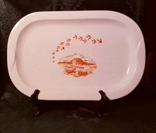 MULINO BIANCO BARILLA I COCCI COLLEZIONE RONDINI 1980 VASSOIO OVALE 36,5 x 23,5