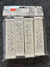 Wilton 5 inch White Lattice Pillars Cake Deco...
