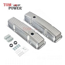 2.95 Tall Valve Covers For 1958-86 Chevy Sbc 283-400 Short Finned Aluminum