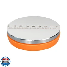 3in Steel Bench Block, 3/4in Height Hardened Tool Steel, No Rebound Steel Blo