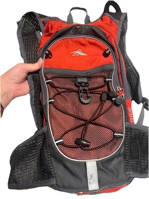High Sierra Air Mesh Backpack With Water Bladder Pocket - Like Camelbak Orange