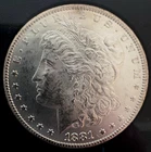 1881-CC GSA  $1 / Carson City Morgan Silver Dollar / UNC With Box
