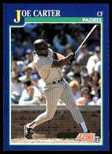 Joe Carter 1991 Score #9 San Diego Padres MLB READ FREE SHIPPING AutographDen