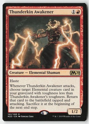 Thunderkin Awakener #162 (NM) Core Set 2020 M20 Magic MTG