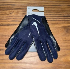 NIKE Vapor Jet 7.0 NFL Receiver Football Gloves Sz Large DX4523-494 Navy & Black
