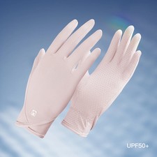 Sunscreen gloves Thin Ice Silk Women's for Women and Men Driving Electri