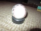 NASCAR 50th Anniversary Checkered Flag Baseball with Stand 1948- 1998 NEW — photo 3
