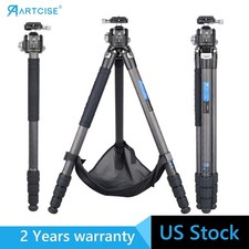 32.5mm Lightweight Compact Tripod Carbon Fiber Camera Tripod with 44mm Ball Head