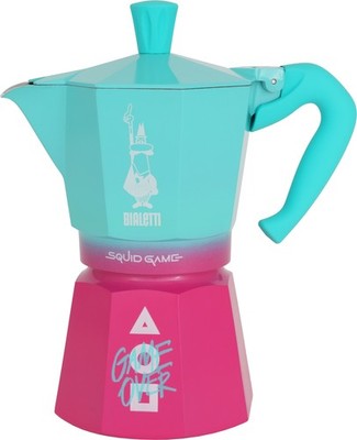 Bialetti Espressokocher Mokka Espressokanne Netflix Squid Game 6 Tassen 5393