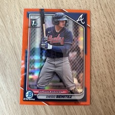 2024 Bowman Draft Diego Benitez 1st Orange /25 Atlanta Braves #BCP-39