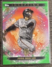 2024 Topps Inception Baseball Jung-Hoo Lee RC Green Base Card #30 - Giants