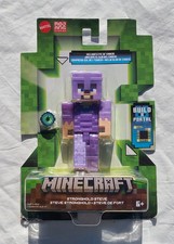 Minecraft Stronghold Steve Action Figure Build A Portal Series 2023 3.5 inch New