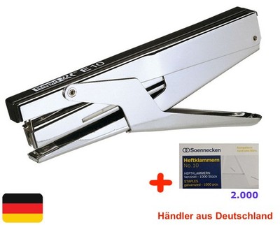 Heftzange Hefter Tackerzange MTechnical No 10 Tacker mit 2.000 Heftklammern 024
