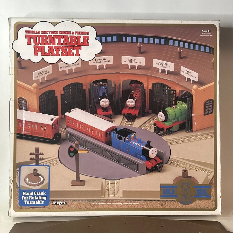 Conjunto de peças toca-discos ERTL Thomas the Tank Engine & Friends série trilho dourado - Imagem 4 de 4