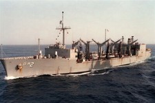 1988 MR Replenishment Oiler USS MILWAUKEE AOR-2 Underway 4x6 Photo #21