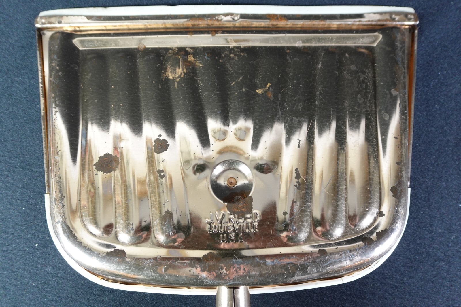 JV Reed Metal Dust Pan 1970s Coffee Tea Kettle Themed Americana