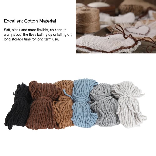 6PCS Embroidery Thread 4 Strands 10m Length Cross Stitch Embroidery Thread ♢ - Picture 12 of 27