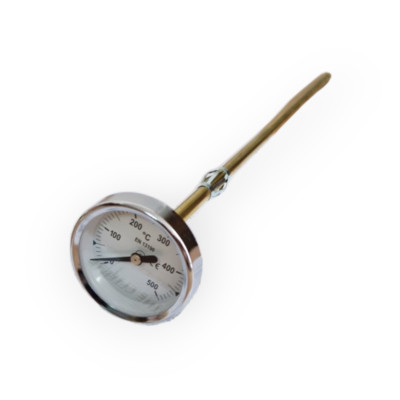 WOOD OVEN THERMOMETER SMOKE 500°C DEGREE PROBE LONG CM 50 PYROMETER BARBECUE