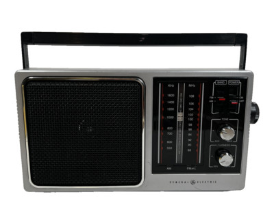 General Electric AM/FM Table Radio Model 7-2857A Tested. Vintage | eBay