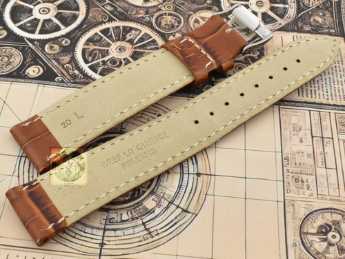 Cinturino per Orologio in Vera Pelle Stampa Alligatore Morellato Made in Italy - Foto 42 di 44