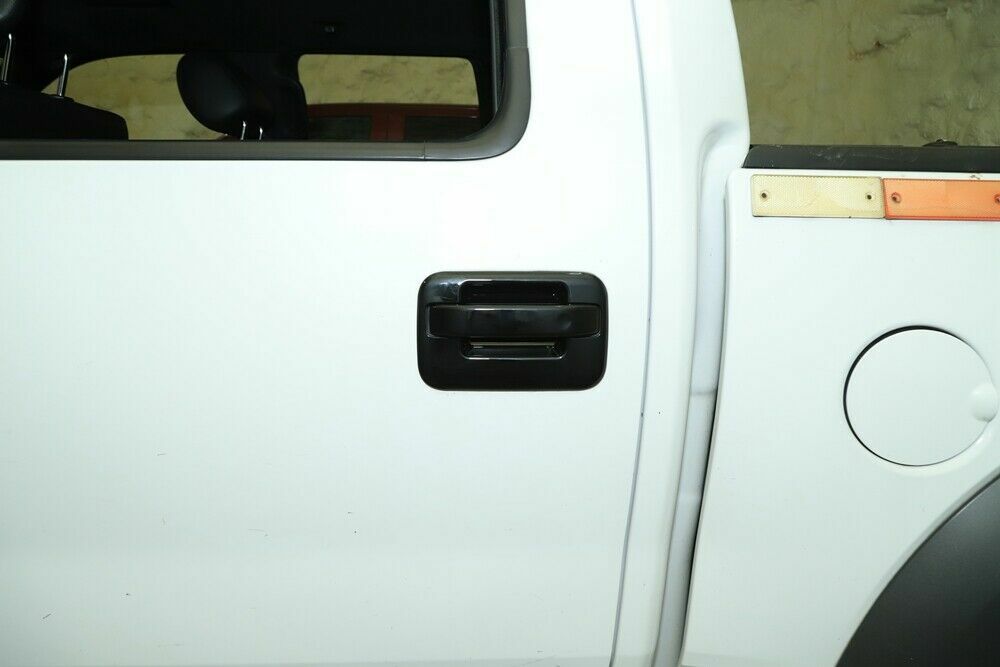 For 2009-2014 Ford F-150 Black Exterior Door Handle Bowl Decor Cover Trim Bezels