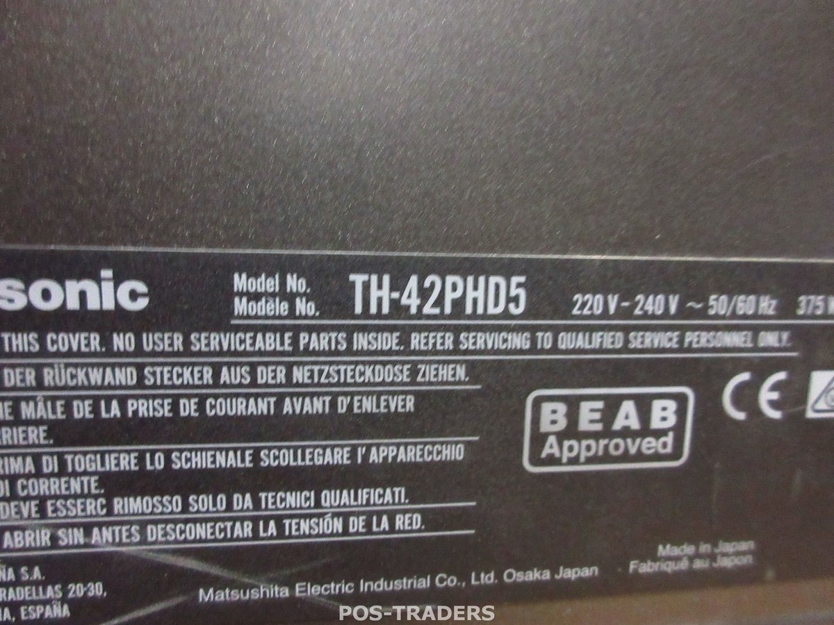 PANASONIC TH-42PHD5 High Definition 42
