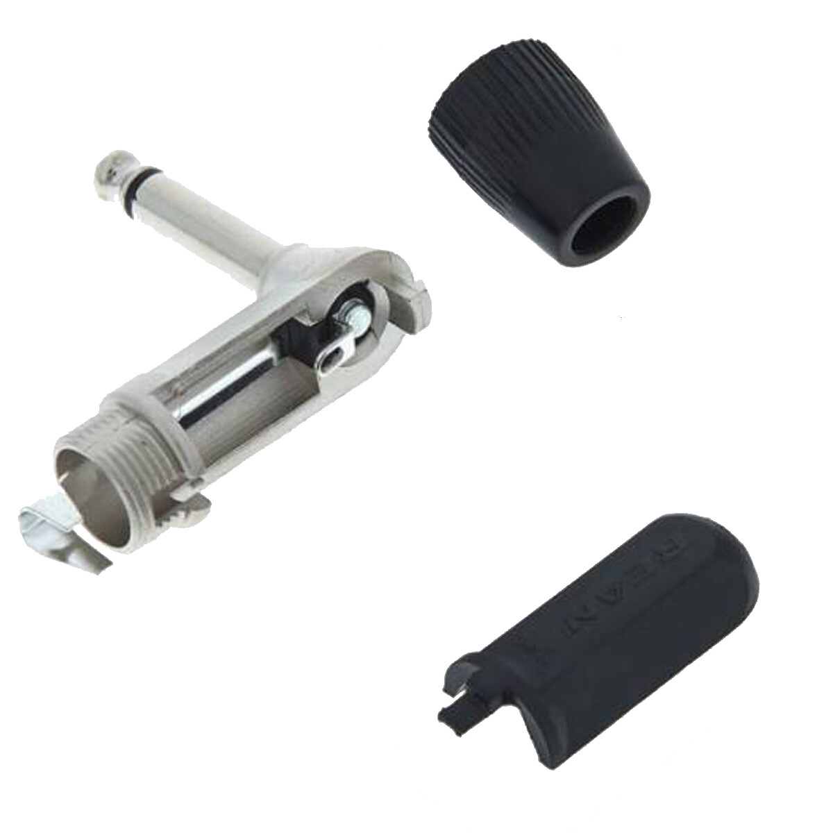 Rean Nys236 1/4 Jack Socket Coupler Mono Adapter For Sale REAN NYS236. Classic Style Jacks TS Mono Jack. Male Plug Rean Nys236 1/4 Jack Socket Coupler Mono Adapter Kit - Foto 7