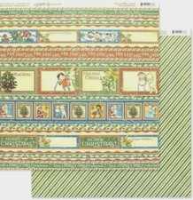 Graphic 45 Christmas Magic Collection 12 x 12 Gifting Gala Cardstock