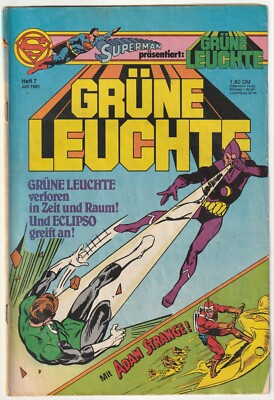   Grüne Leuchte #7/1981 + Sammel-Ecke, Ehapa Verlag/DC Comics COMICHEFT Z2