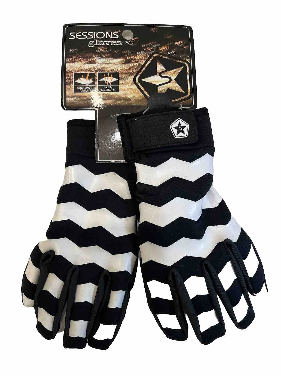 Sessions Snowboard Gloves White XS S M L Mens Winter Ski Snow Pipe Waterproof
Opens in a new window 