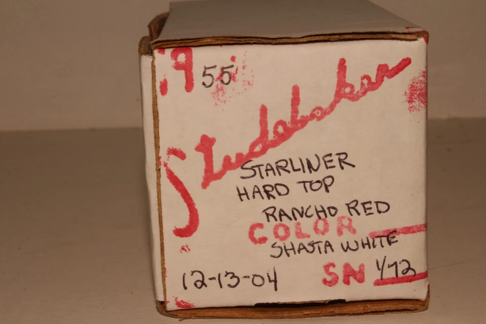 Shrock Bros 1955 Studebaker Starliner Hardtop with Box 1:72 Scale #2 - Image 2 of 4