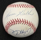JEROME WALTON-GEGG OLSON Signed Official Baseball-CHICAGO CUBS-JSA