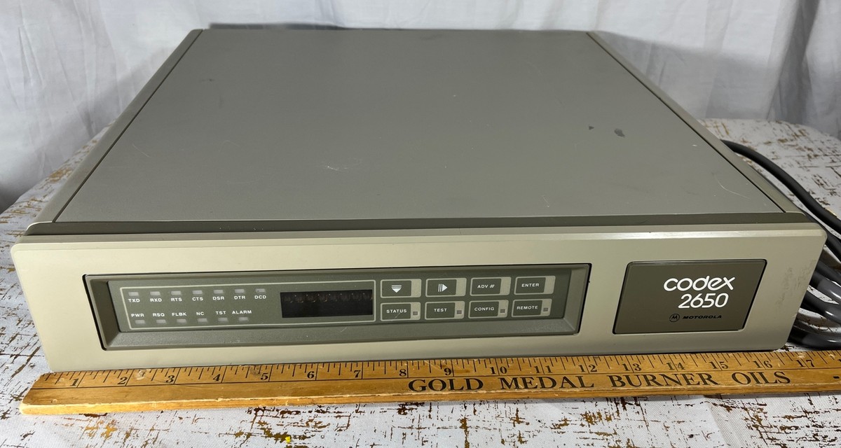 Retro Motorola Codex 2650 Data Modem Audiophile Electronic VTG | eBay