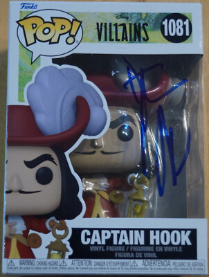 Disney Hook Dustin Hoffman Captain Hook Autogramm Funko POP mit COA von Beckett