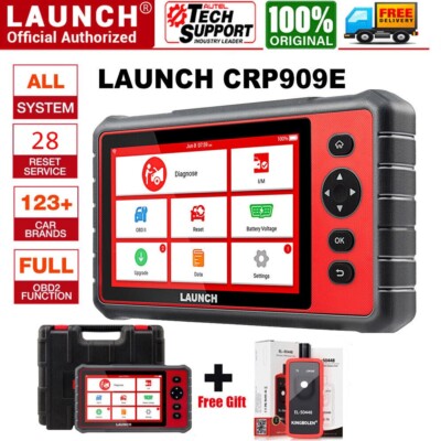 2026 LAUNCH X431 CRP909E Car Diagnostic Tool OBD2 Scanner ALL SYSTEM TPMS IMMO