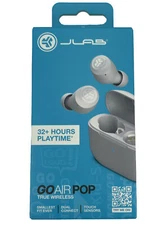 JLab GO Air POP True Wireless In Ear Headphones Lilac 32+ Hours Play Time New